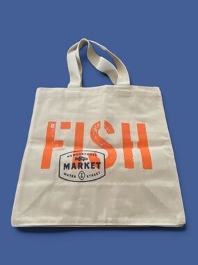 Newburyport FISH Market Canvas Tote
